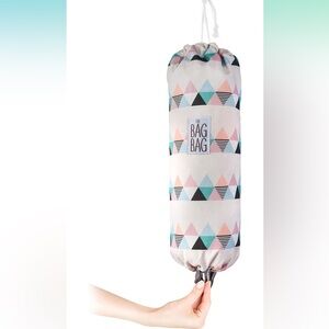 NWT Plastic Bag Holder Grocery Shopping Bags Carrier Dispenser Storage Organizer